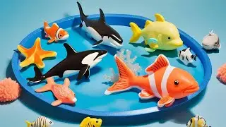 Water Life Adventure Awaits: Pufferfish, Eel, Goldfish, Sea Horse #Dolphin #Shark #Starfish