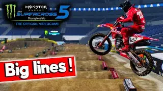 Big lines in Supercross 5