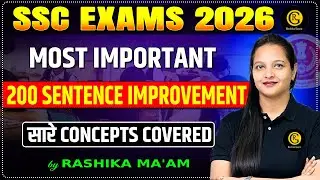 Sentence Improvement | SSC MTS 2025 | SSC MTS Top 200 Sentence Improvement