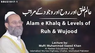 Alam e Khalq & Levels of Ruh & Wujood. عالم خلق اور روح اور وجود کے مراتب