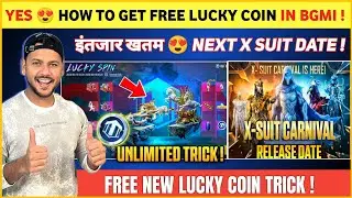 OMG 😍 How to Get Unlimited Lucky Coins in Bgmi | Next X Suit Bgmi Date | Bgmi Free Lucky Coin