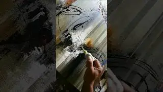 Abstract Painting Using Masking tape #abstractpainting #acrylicpainting #shorts