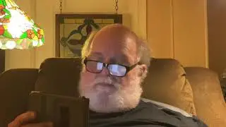 Andrew's Late Father, Charles, reading Ancient Holy Texts, 1 Peter 1:3-9