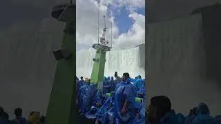 Niagara Falls Boat Tour: Into the Mist! #niagarafalls #niagaramisttour #waterfall #travel