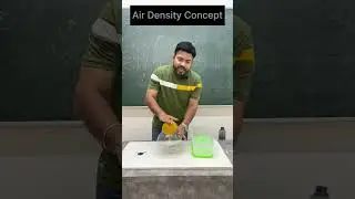 Air density concept  #scienceexperiment #experiment #physics #sciencefacts #physicswallah