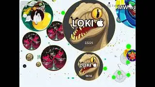 [ agar.io Mobile] DESTROYIG SERVER DÚO INSANE 😮‍💨☠️🔥🔥 #cannon #tricks #clips 