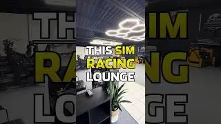 INSANE SIM RACING LOUNGE 🤯 #simracing #racingsimulator #simagic
