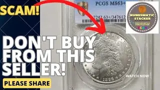 EBAY seller:  FAKE 1896 O Morgan Dollars!