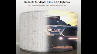 Long Connection Flex LED Light Sheet For Quartzite Stone Backlit Wall & Ultra Slim Lightbox Signs