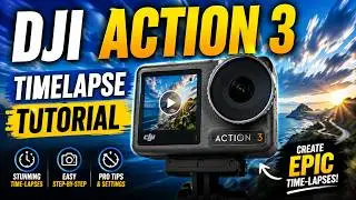 DJI ACTION 3 TIMELAPSE MODE IS EPIC! (TUTORIAL)