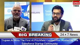 Trupeer.Ai wins the first AI Pitchfield competition hosted by the Salesforce Startup Community