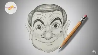 Learn How to draw Mr. Bean&rsquo;s caricature | easy pencil drawing with cool ideas