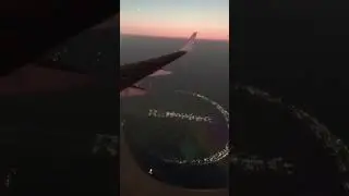 Ramadan dubai Palm 🌙 #ramadan #ramadankareem #dubai #palm #plane #uae #ramadanmubarak