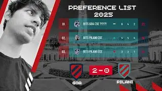 Best Preference List for BITS Pilani | Ultimate BISTAT Conselling
