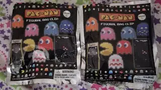 Unboxing 2 Mystery Pac-Man Figural Bag Clips!!!