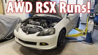 Усиленный K24 AWD RSX заводится!