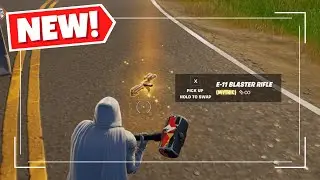 Where to Find NEW Mythic E-11 Blaster Rifle in Fortnite Chapter 3 Season 2 (Stormtrooper NPC)