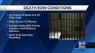 Pennsylvania Department of Corrections agrees to upgrade inmates' death row conditions