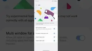 One UI 5   New 2 finger swipe gesture for split screen in labs
