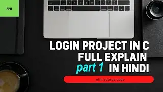 Login Project in C programming-[Hindi]-with source code | Part 1 | all programming hindi