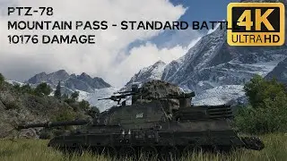 PTZ-78 10,2k damage 3 frags on Mountain Pass - World of Tanks