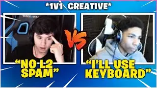 BUGHA VS UNKNOWNXARMY 1V1 Creative Build Fight!