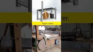 Paper Cutter!! | Mechanical Mechanism| #chairidesign #engineering #technology #3danimation