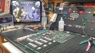 Ultimate Mortal Kombat 3 jamma pcb conversion terminada segunda parte