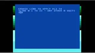 Mostly successful DLI test in my emulated Atari 800