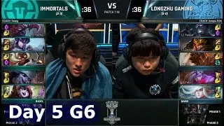 Immortals vs Longzhu Gaming | Day 5 Main Group Stage S7 LoL Worlds 2017 | IMT vs LZ G2