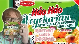 AceCook Hao Hao Vegetarian Artificially Flavoured Vegetable RAMEN WITH ROSDAIL