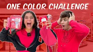 BUYING Everything in ONE COLOR for My Sister *No Budget*
