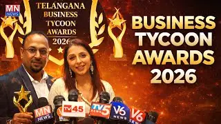 TELANGANA BUSINESS TYCOON AWARDS 2026 || MN NEWS || #tycoon #bhumikachawla #awards #business