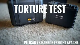 Испытание на прочность &mdash; Pelican 1200 против Harbor Freight Apache 1800. Какой случай лучше?