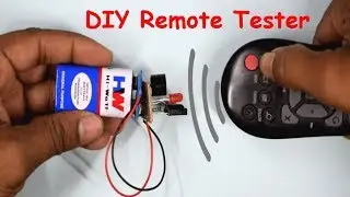 How To Make An IR Remote Tester At Home | DIY IR Remote Tester Circuit |  Universal Remote Tester