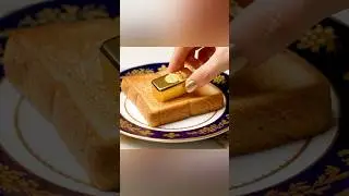 Spread a 24-Karat Gold Bar(tter) on Toast&mdash;Billionaire Breakfast Challenge 🤯🍞✨