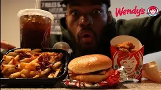 wendys son of baconator mukbang