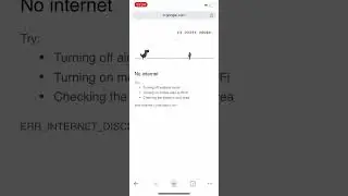 Google Chrome dinosaur game ￼