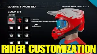 Mx vs Atv Legends Rider Customization.ADIDAS GEAR!