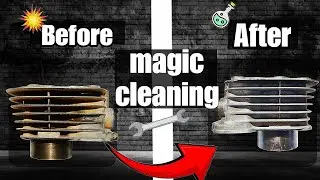 Engine Cleaning:Insane Cylinder Head Cleaning🔧 Engine Restoration Like Never Before!