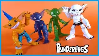 Lone Coconut PLUNDERLINGS Kickstarter Feral & Drench Action Figure Review
