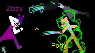Zizzy Infected Vs. Pony RBB| StickNodes Pro| Piggy Fights