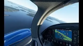 MS Flight Simulator 2020 | Approach and Landing at Bergen Airport (Norge)