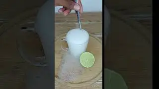 Agua tibia con limon y bicarbonato #limpios #tea #plantadecalderademolinodearroz #recetas