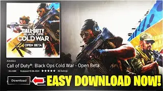 How to DOWNLOAD and PLAY BLACK OPS COLD WAR BETA EARLY!  - Cold War Beta KRIG 6 Gameplay