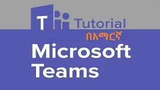 Microsoft  teams in Amharic || IT Courses in Amharic የማይክሮሶፍት ቲምስ አጠቃቀም