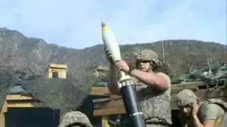 U.S. Army Soldiers Provide Mortar Support In Afghanistan