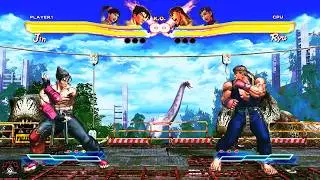 Street Fighter x Tekken Gameplay - Jin & Xiaoyu VS Ryu & Sakura #tekken #streetfighter