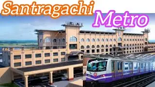 Santragachi Howrah Metro extension l Alignment l Kolkata Metro l Line 2