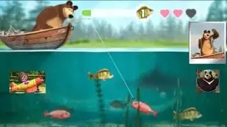 Bear Collecting All The Fish From The sea ⛵ And Masha Angry 😡 On Bear | #mashagameplay